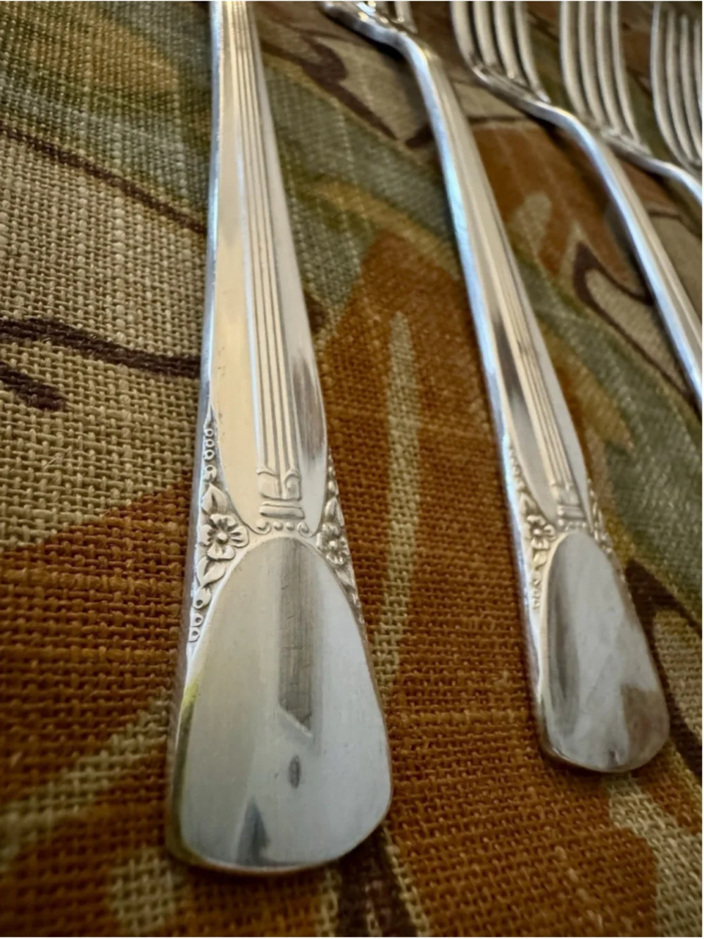 Vintage 1939 International Silver Embassy Bouquet Silverplate Flatware Set 30 Pc